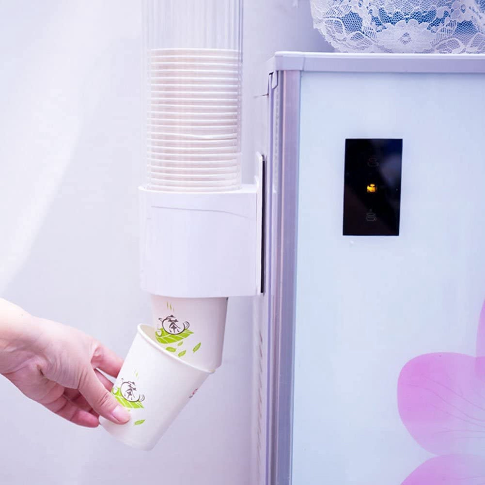 7Oz Cup Dispenser - Wall Mounted Holder for 3-7oz Disposable Cups Bathroom Water Dispenser