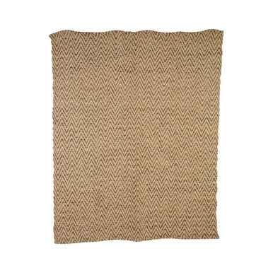 Bosie Beige Woven Chevron Throw