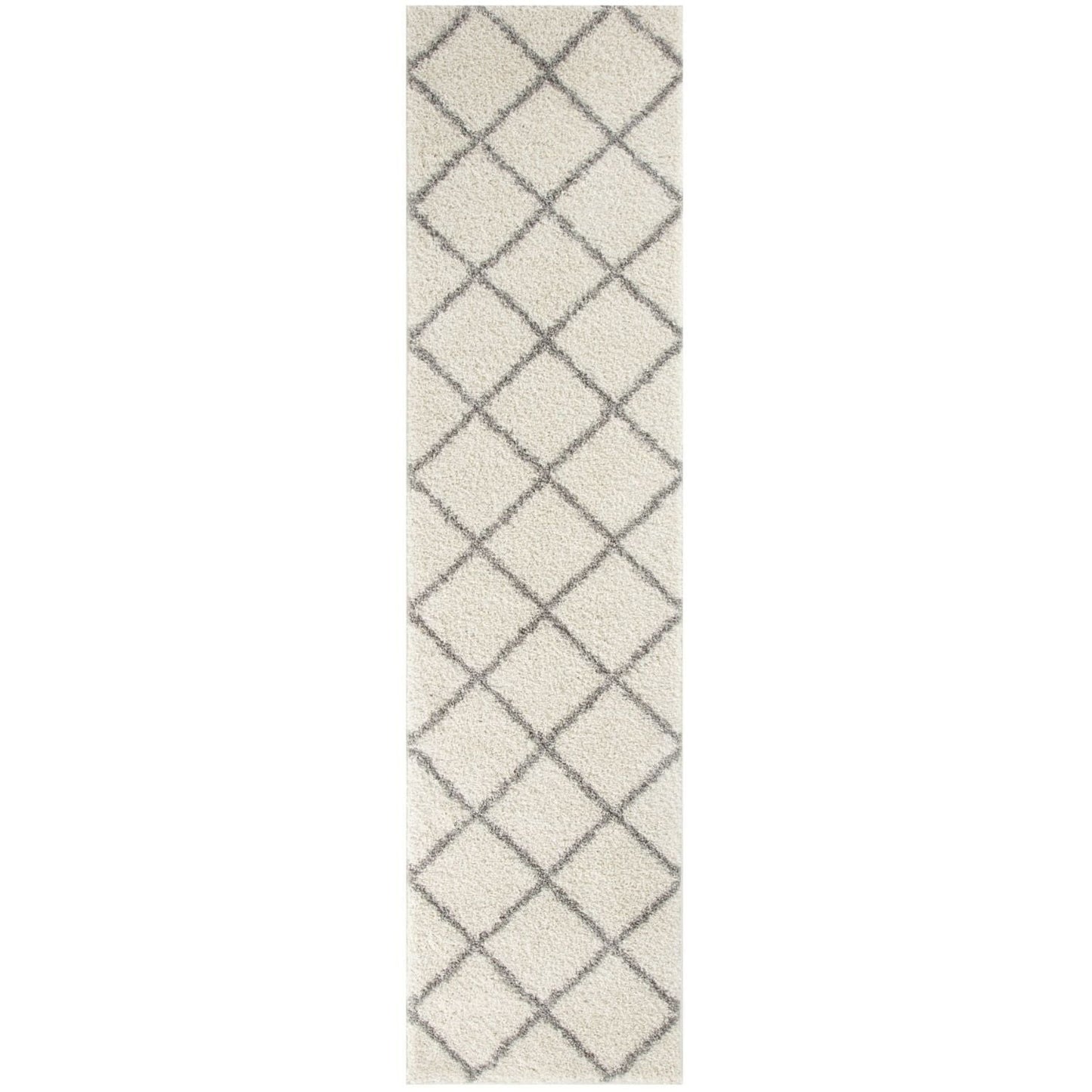 Moroccan Ivory Shaggy Rug | 500