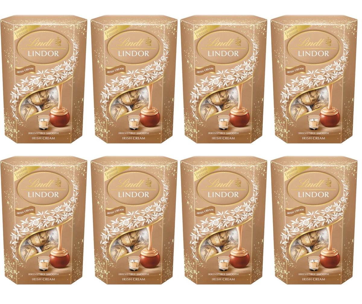 8 x Lindor Irish Cream Cornet  - 200GM