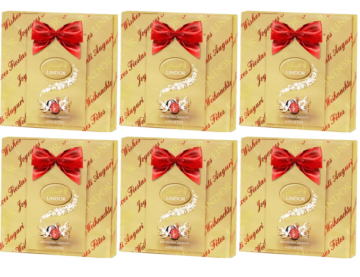 6 x Lindor Assorted Gift Wrapped - 287GM