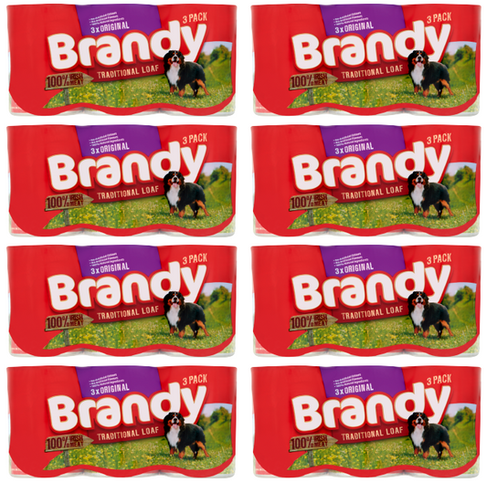 8 x Brandy Original Traditional Loaf 3 X 395G