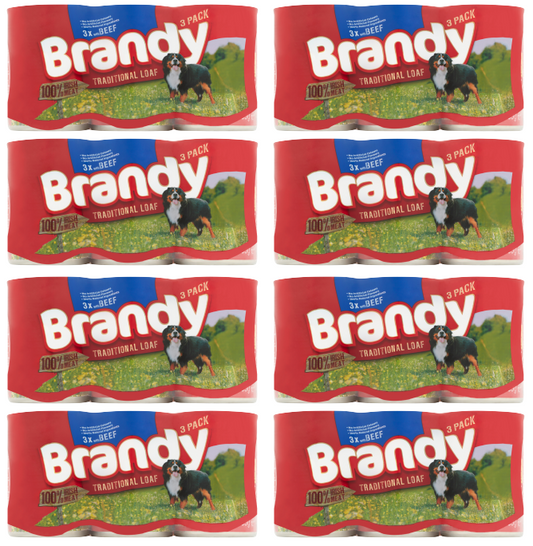 8 x Brandy Traditional Loaf With Beef 3 X 395G