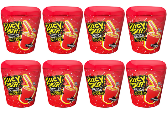 8 x Bazooka Juicy Drop Gummy Dipperz - 96GM