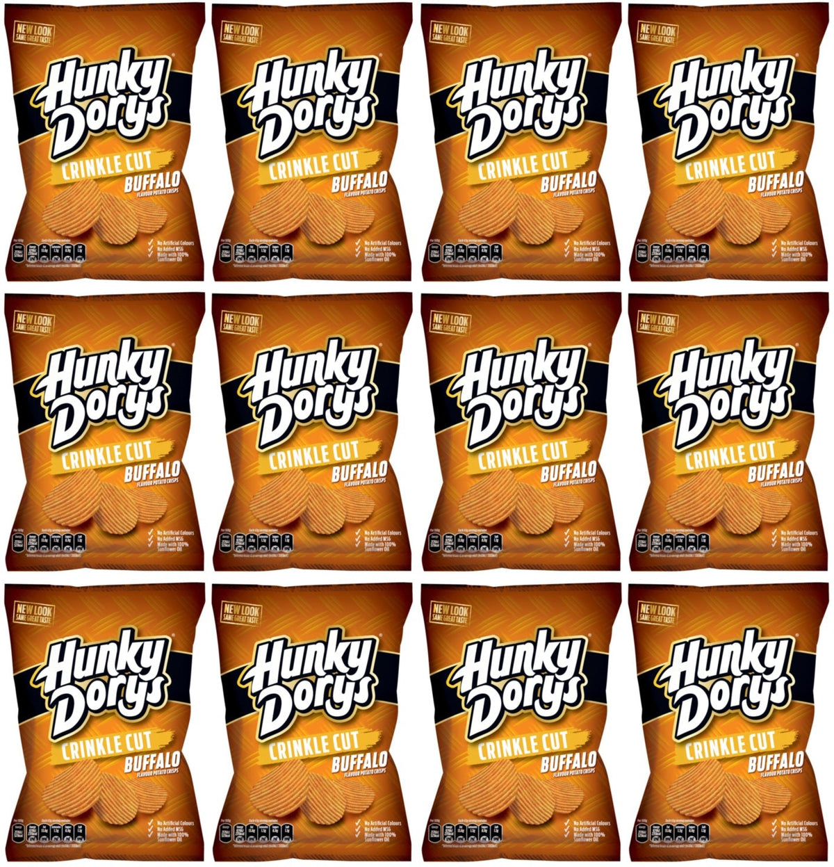 12 x Tayto Hunky Dorys Buffalo - 130GM
