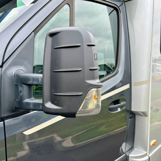 For Mercedes Sprinter Dodge 906 Hammerite Wing Mirror Cap Covers | Durable & Stylish Protection | Van-X