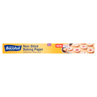 20 x Bacofoil Non Stick Baking Paper 380Mm - X5M