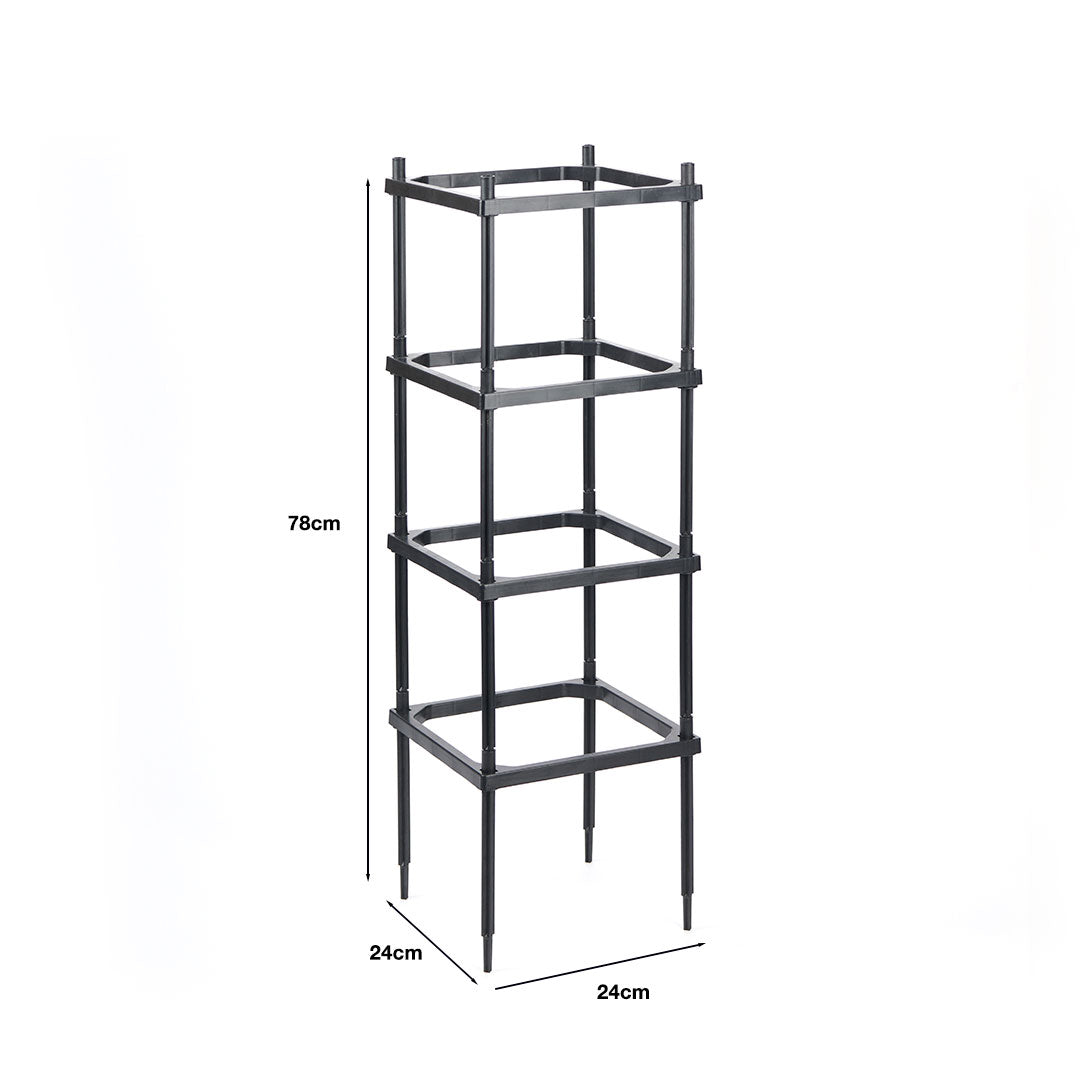 4 Tier Trellis Planter for Climbing Plants – Outdoor Vegetable & Flower Planter