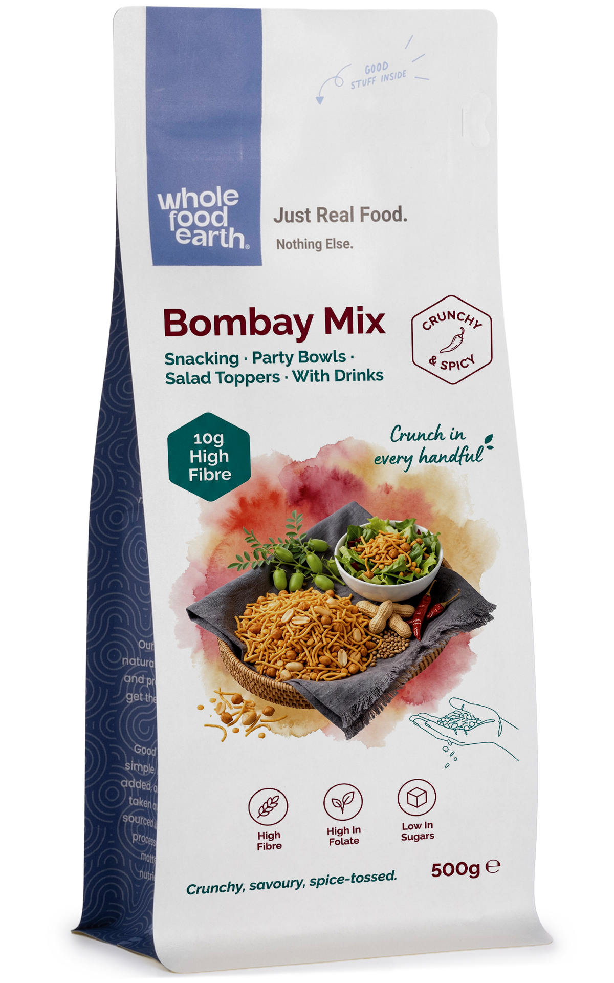 Bombay Mix - A Mix of Gram Flour Noodles, Peas, Peanuts & Lentils