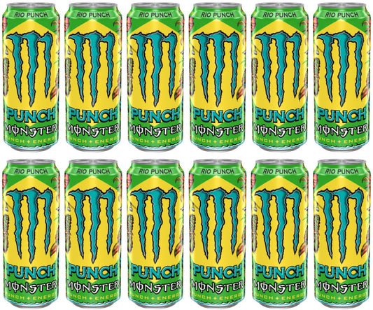 12 x Monster Rio Punch 500Ml