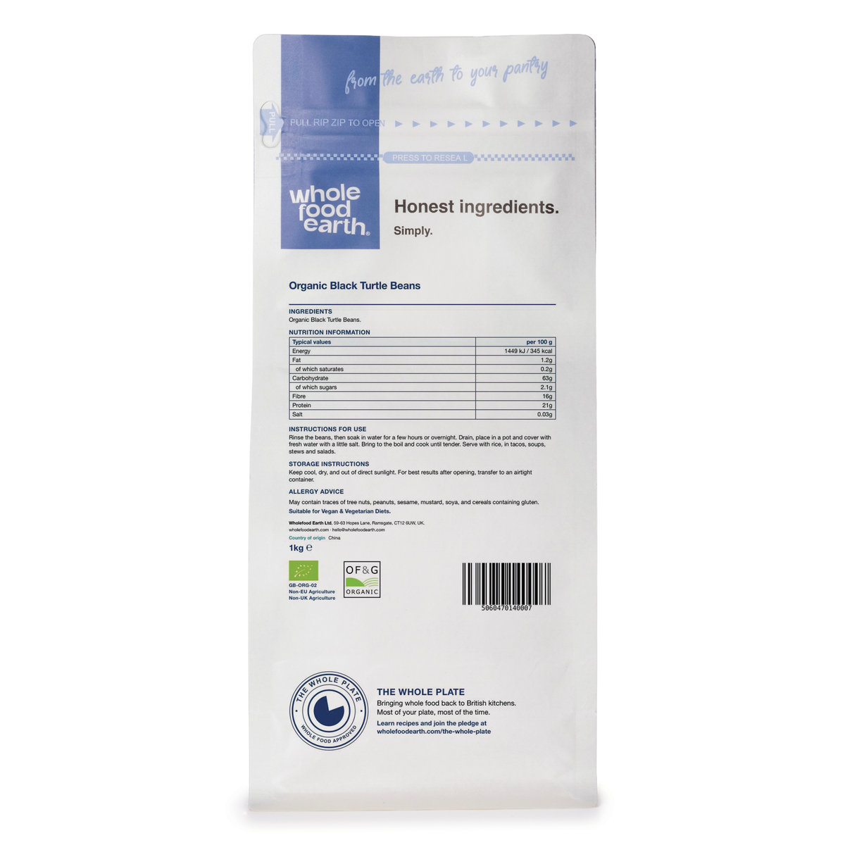 Organic Black Turtle Beans