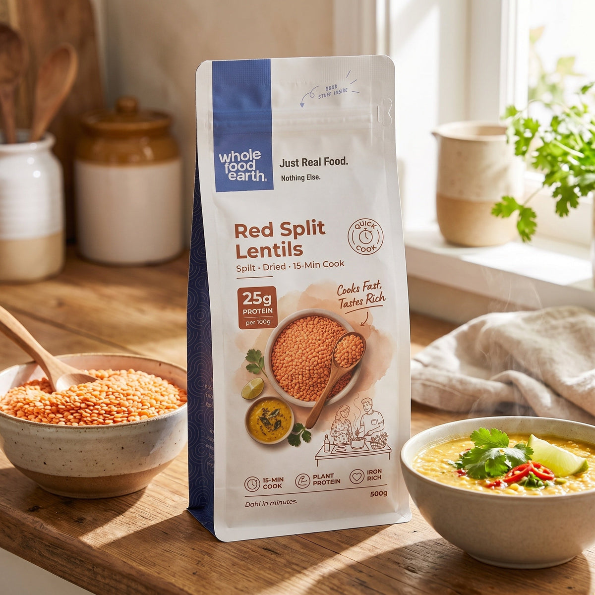 Organic Red Split Lentils