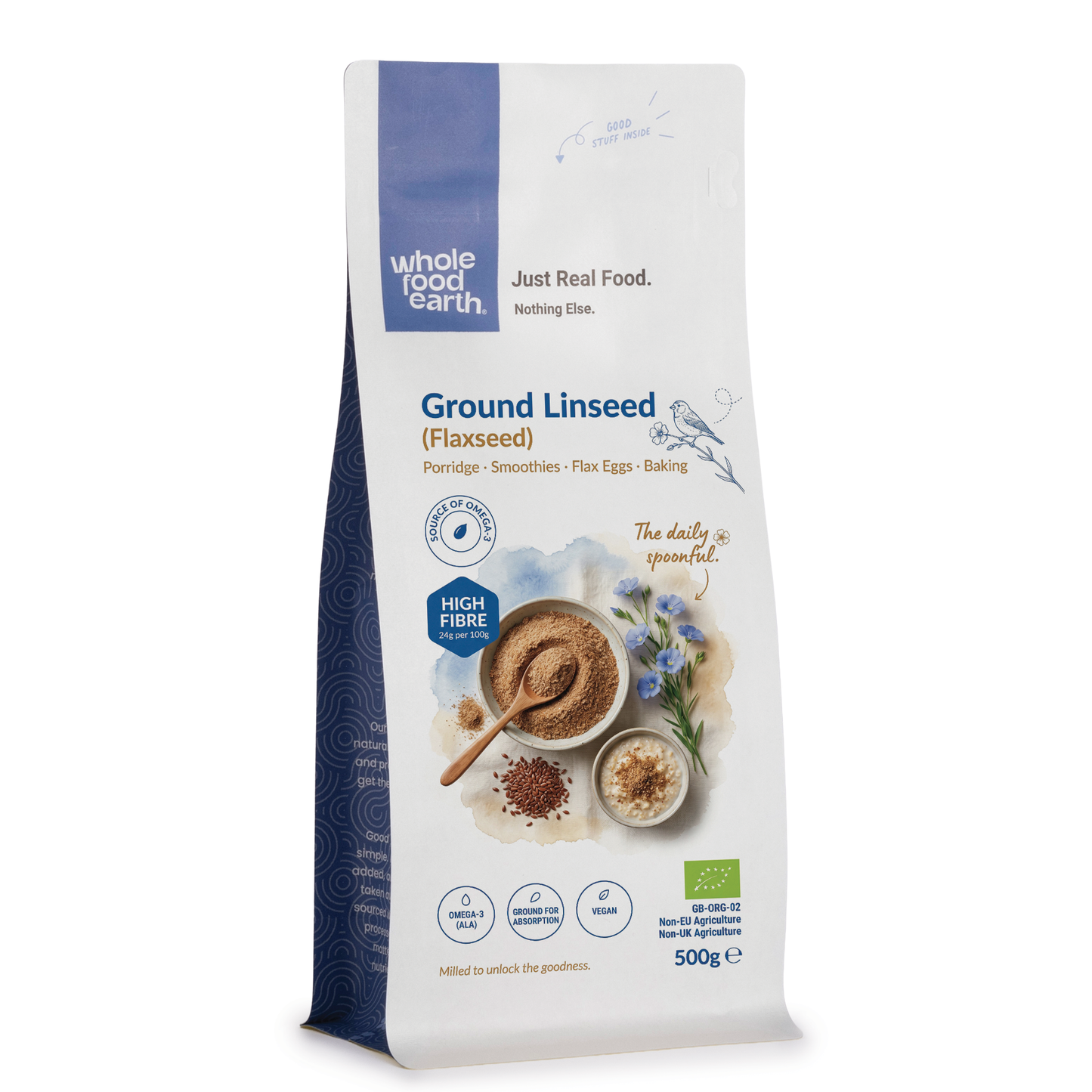 Organic Ground Linseed/Flaxseed