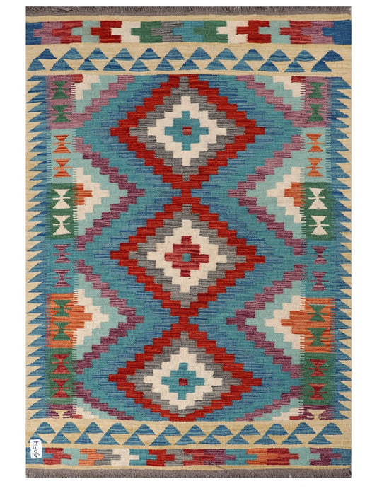 Maimana Afghanistan Kilim Rug - 177 x119 cm