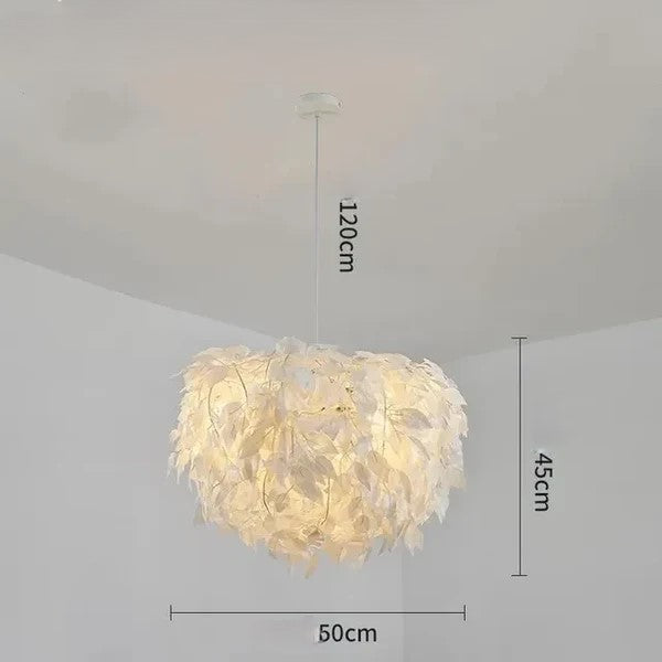 Feather Round Led Lamp