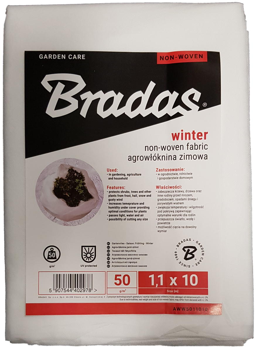 50g Non-Woven Frost Protect Fleece 1.1m x 10m