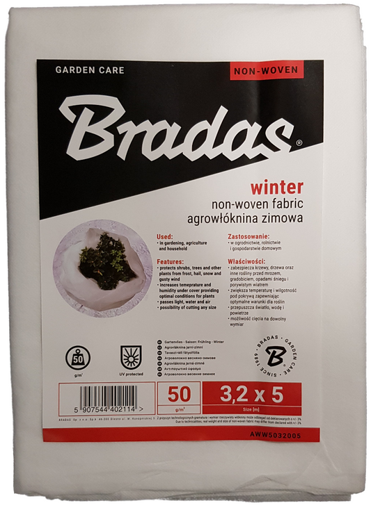 50g Non-Woven Frost Protect Fleece 3.2m x 5m