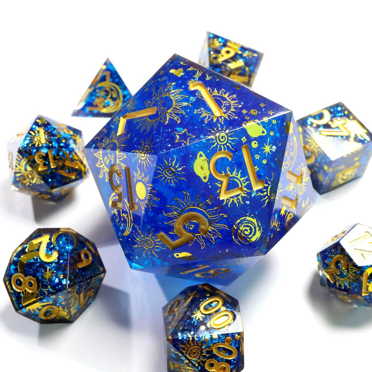 Celestial Body | 50mm D20 | Oversized Art Core Dice | Single Dice