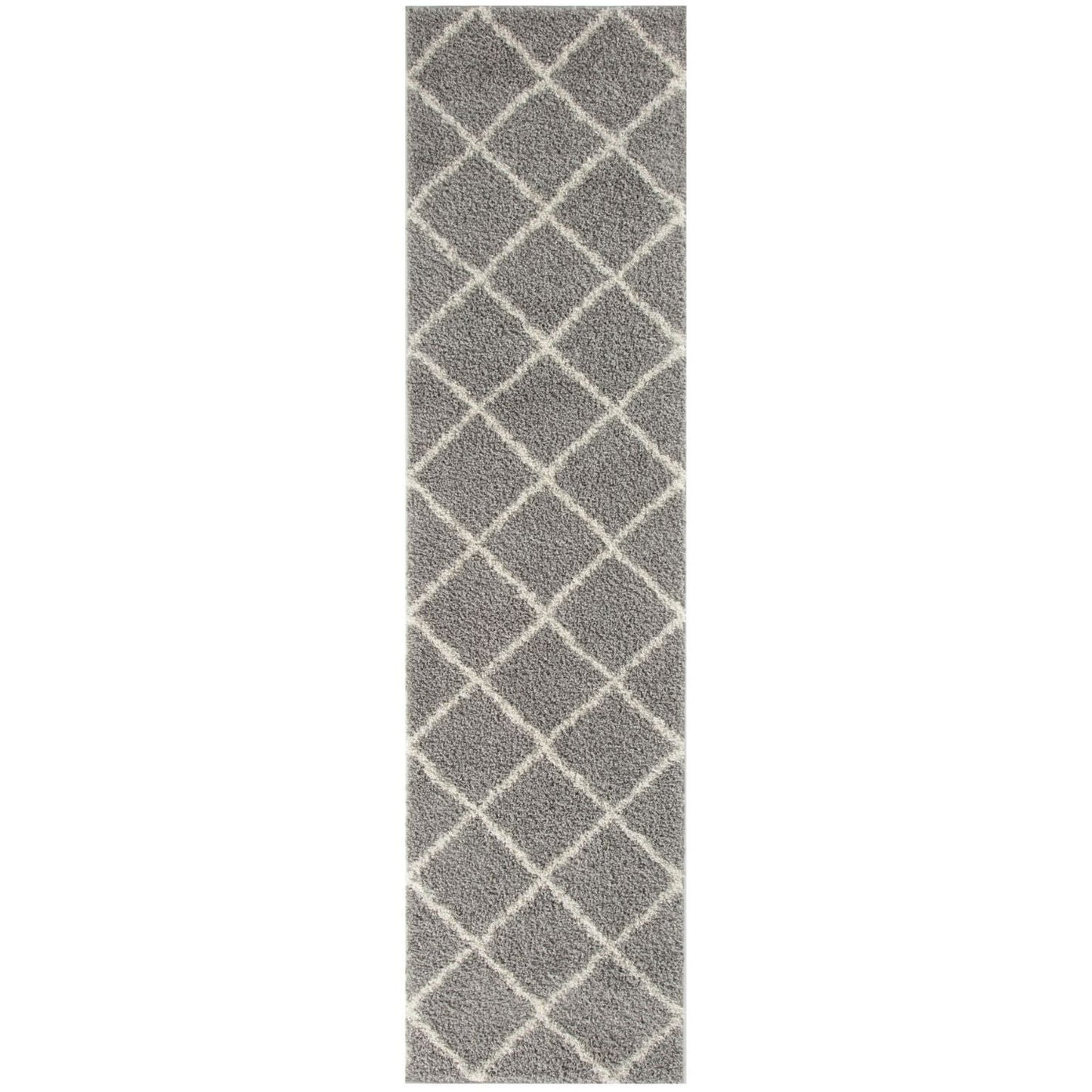 Moroccan Grey Shaggy Rug | 510