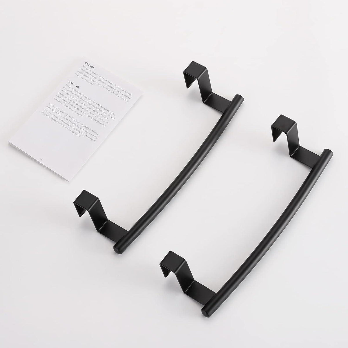 Over The Door Towel Bar Towel Rack Kitchen Bathroom Over Cabinet Set of 2 KES