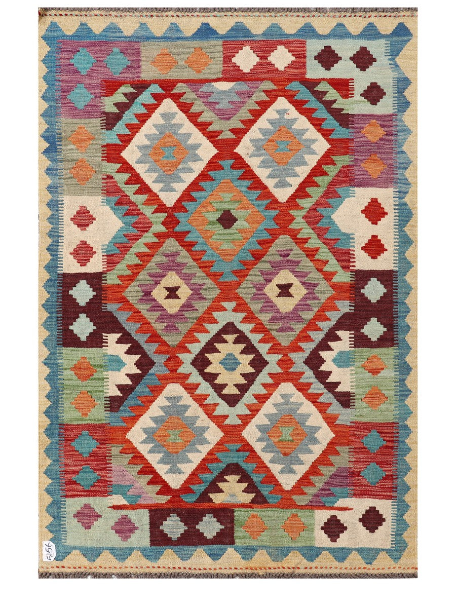 Maimana Afghanistan Kilim Rug - 179 x120 cm