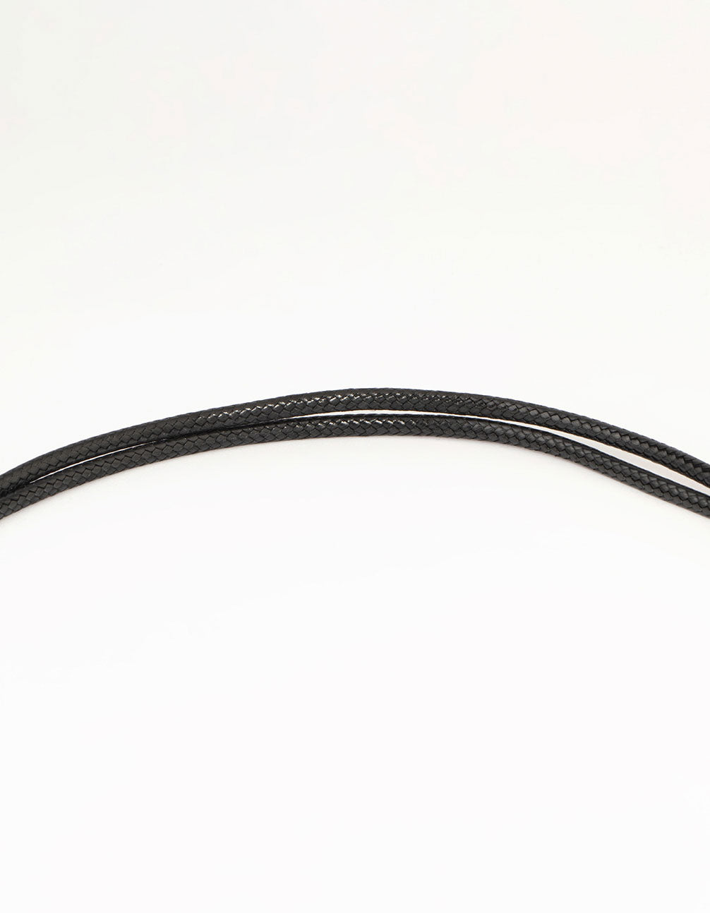 Black Cord & Gold Tassel Necklace