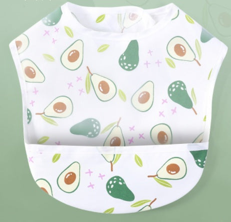 TotoClean Cotton Baby Shape Bib EVA Eating Clothes – Waterproof, Comfortable & Easy-Clean Design | Essential Feeding Protection for Children and Toddlers