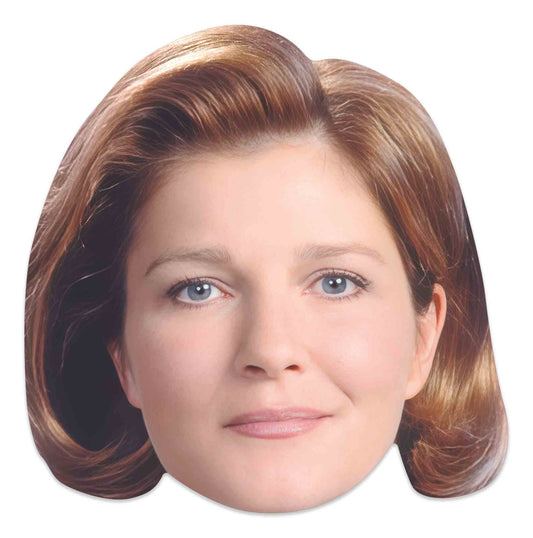 SM517 Kathryn Janeway Mask Kate Mulgrew Star Trek  - Includes Tabs and Elastic