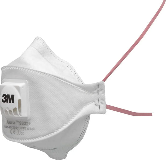 1 x 3M™ Aura™ Particulate Respirator, FFP3, Valved, 9332+, best before 7/25