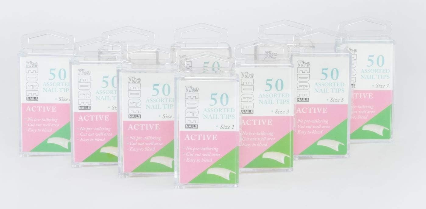 Active Assorted Nail Tips 50 Pack
