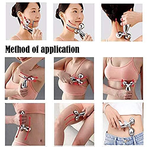 3D Jade Roller & Gua Sha Set with T-Shape Vibrating Beauty Bar
