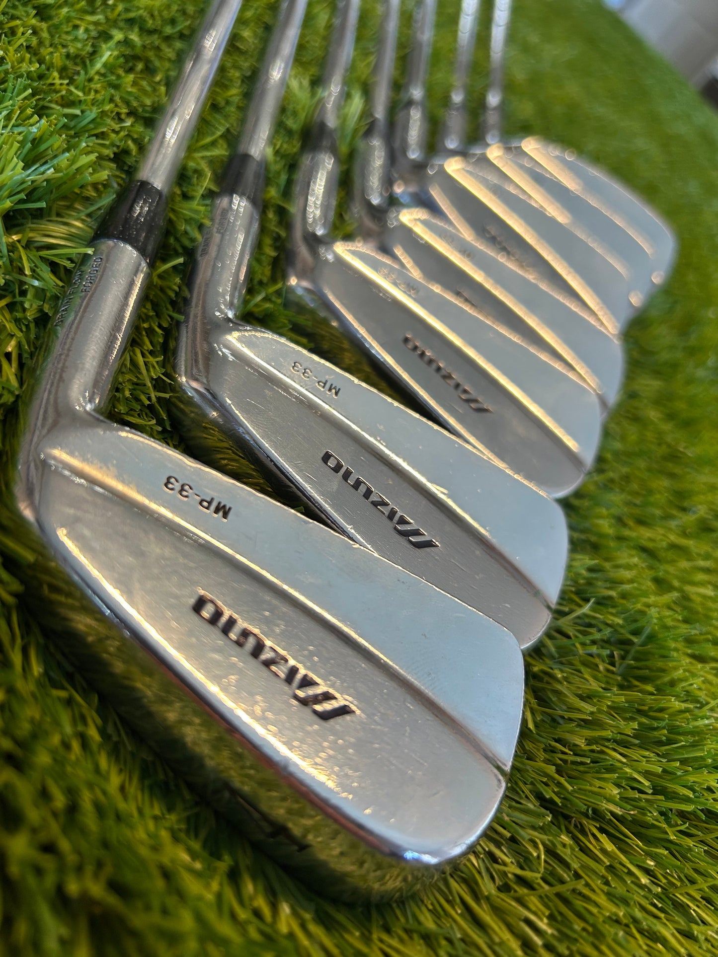 Mizuno MP-33 Forged Iron Set 4-PW Dynamic Gold S300 Steel Shaft Recently Fitted Midsize Grips RH