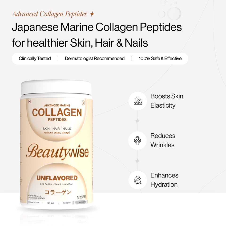 Beautywise Advanced Marine Collagen Peptides - Enhanced Beauty