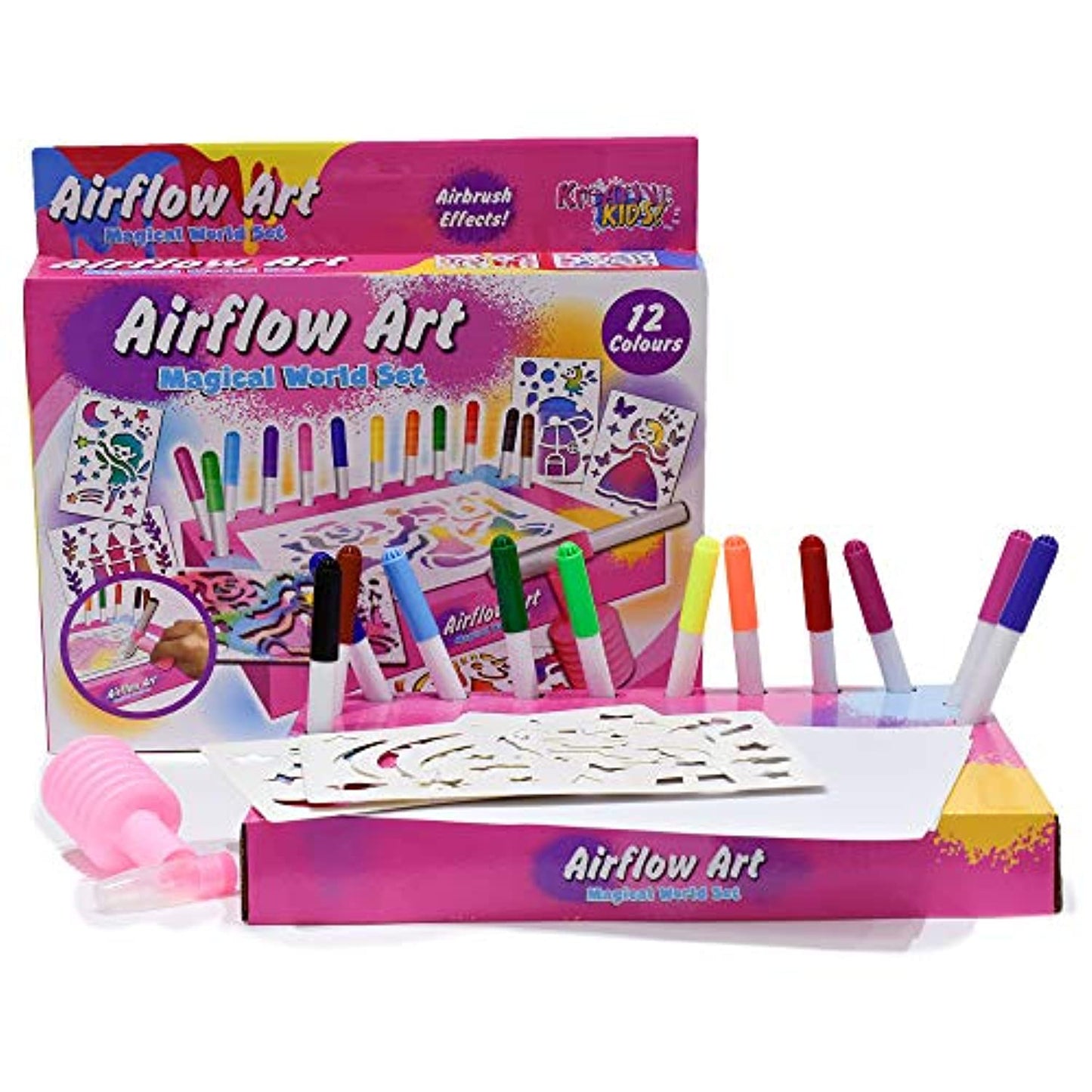 Airflow Art Magical World airrflow - Art Airbrush - Filles Craft Toys
