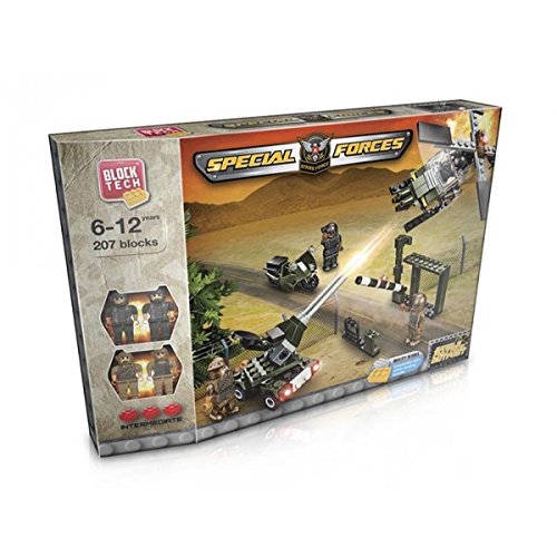 Block Tech Military Patrol 207 Building Brick Blocks Kid’s Construction Play Set