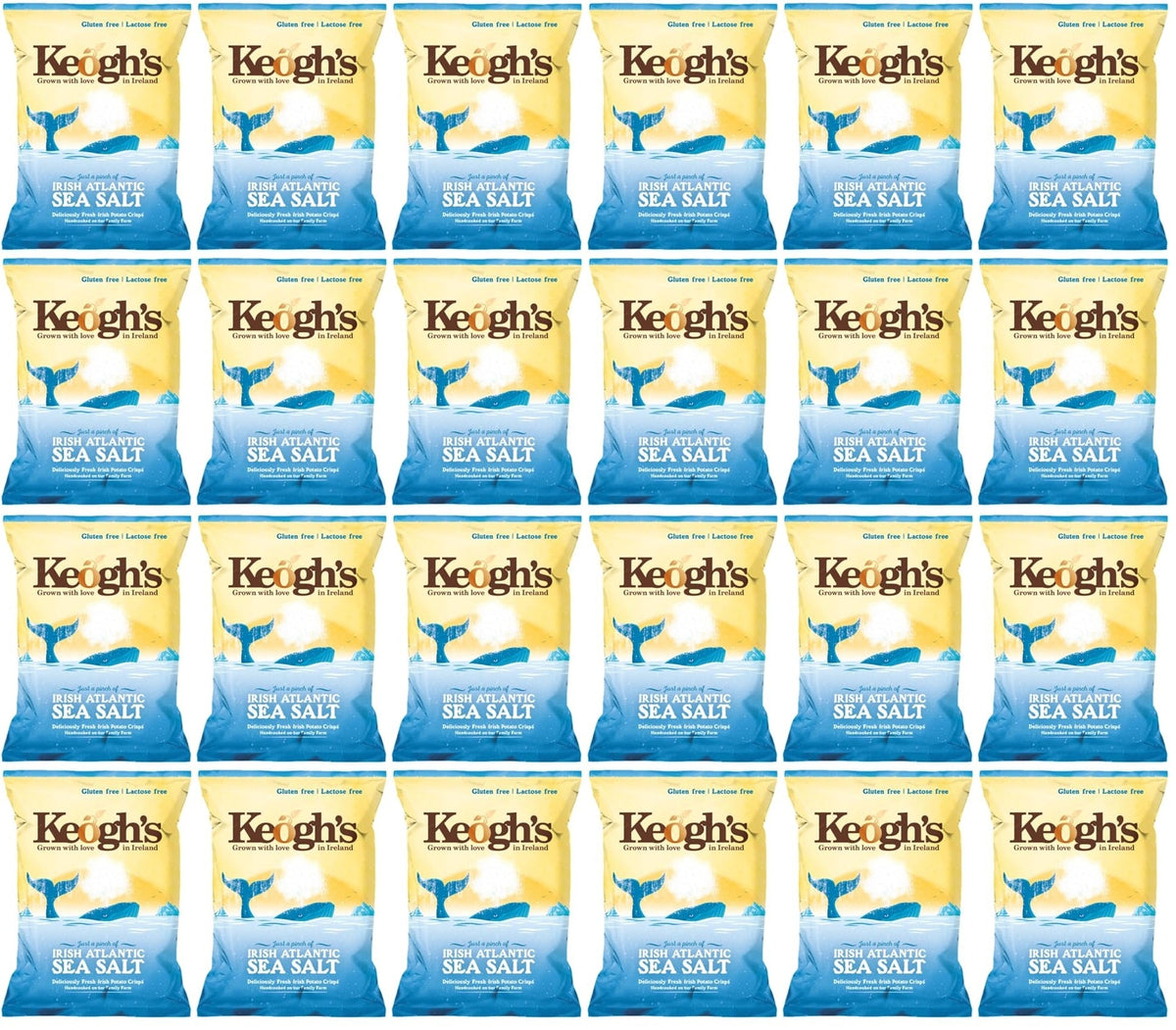 24 x Keogh's Irish Atlantic Sea Salt 45G