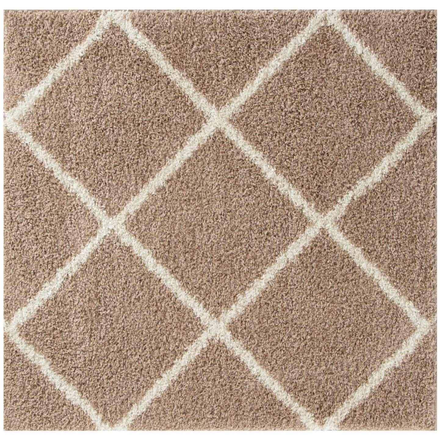 Moroccan Beige Shaggy Rug | 520