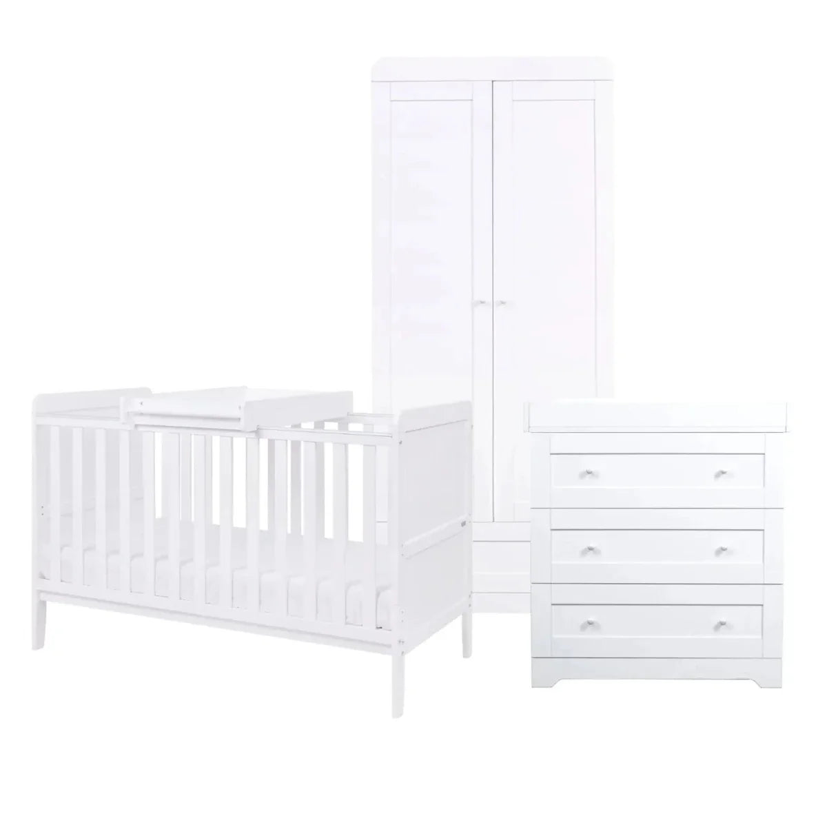 Tutti Bambini Rio 3 pcs Room Set - White
