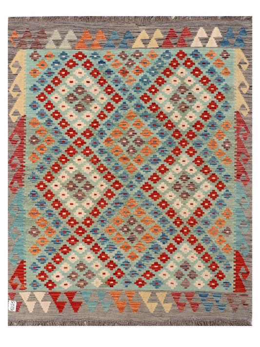 Maimana Afghanistan Kilim Rug - 190 x153 cm