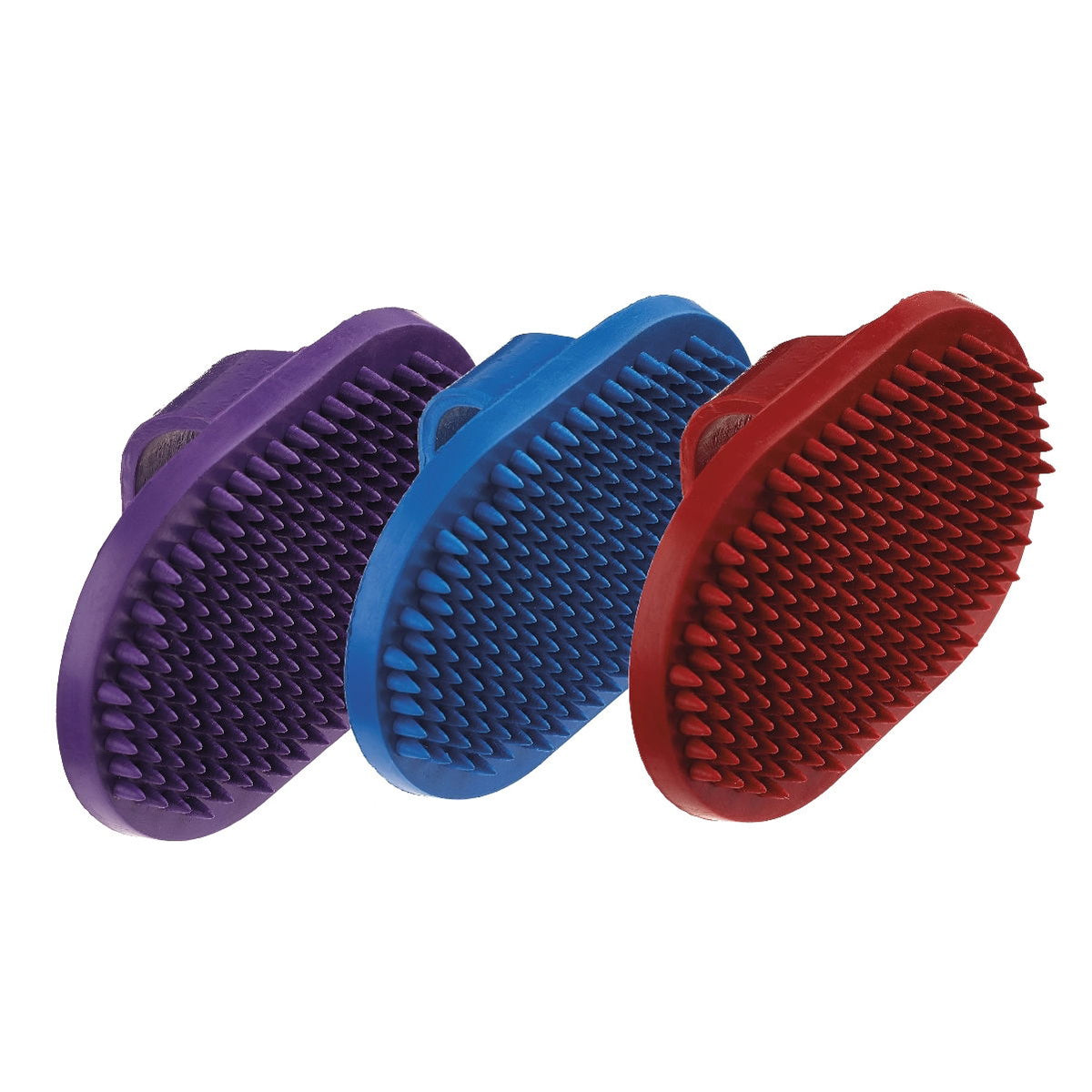 Classic Rubber Oval Palm Brush 130mm - Case of 6