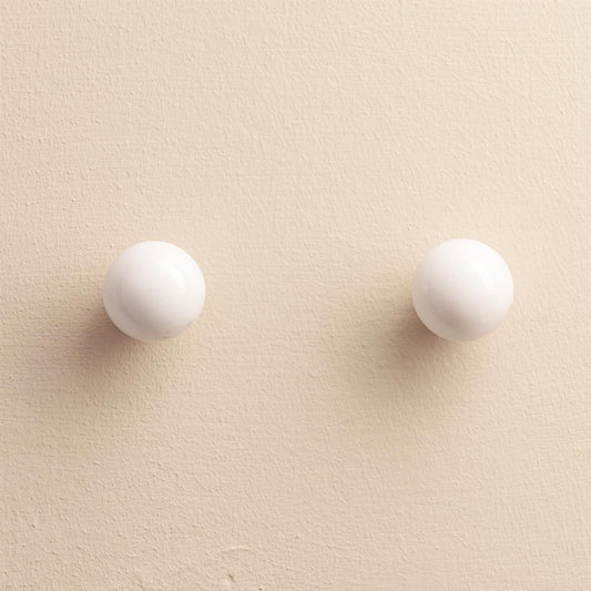 Saanvi White Stone Drawer Knobs