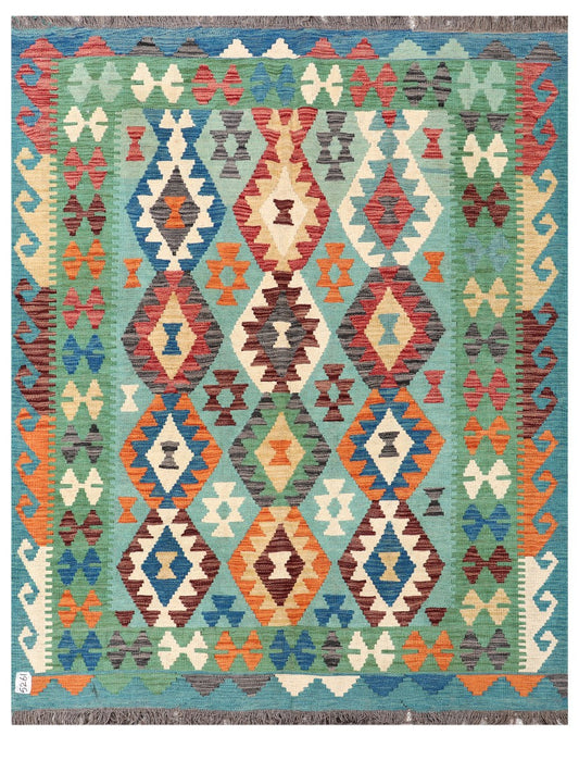 Maimana Afghanistan Kilim Rug - 199 x158 cm