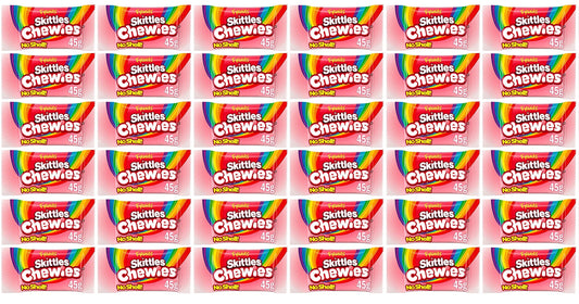 36 x Skittles Chewies Fruits Sweets Bag 45G