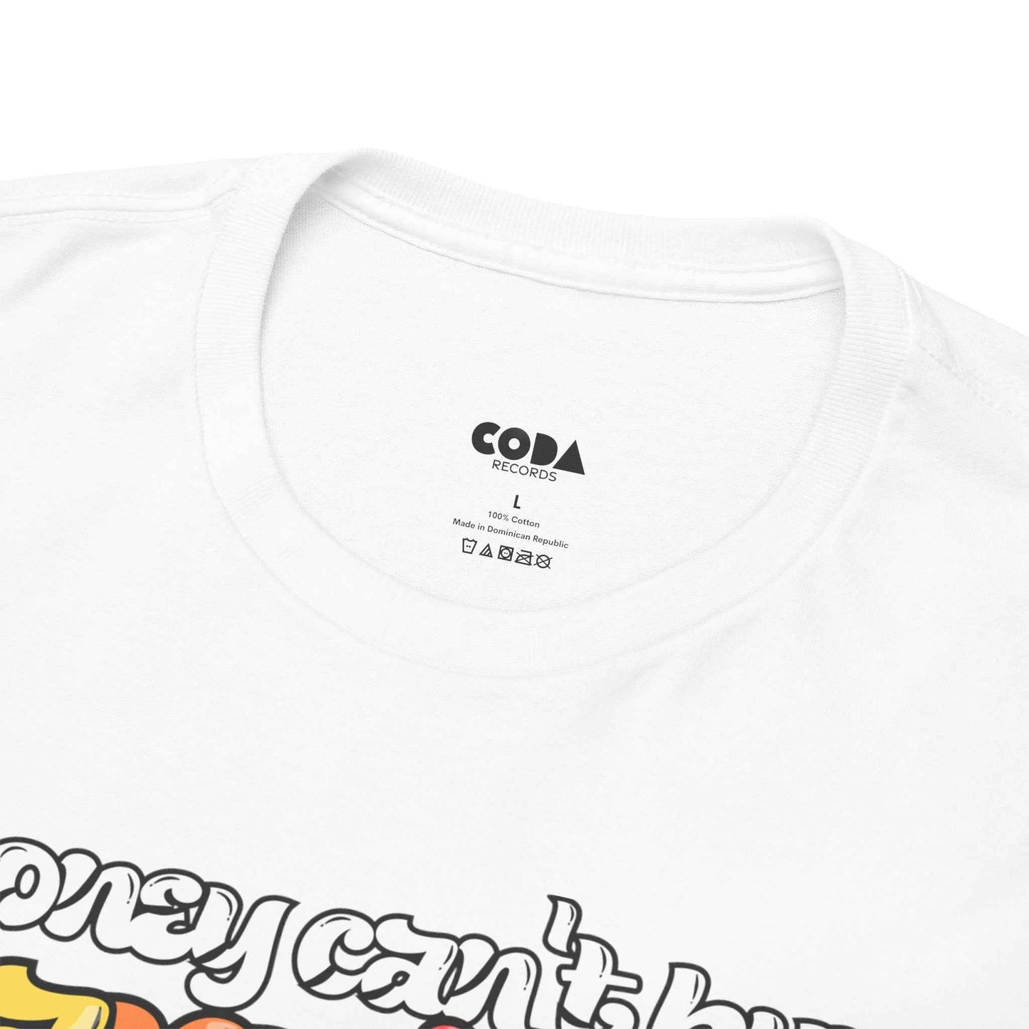 'Money can't buy happiness' Men's Vinyl T-Shirt