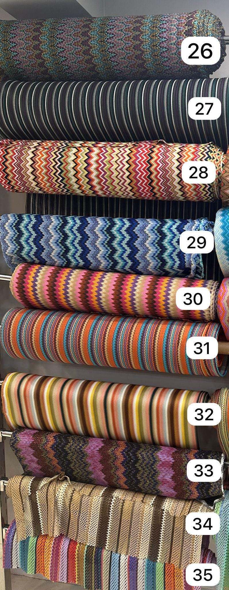 53 Different Design, Zigzag Knit Mesh Fabric
