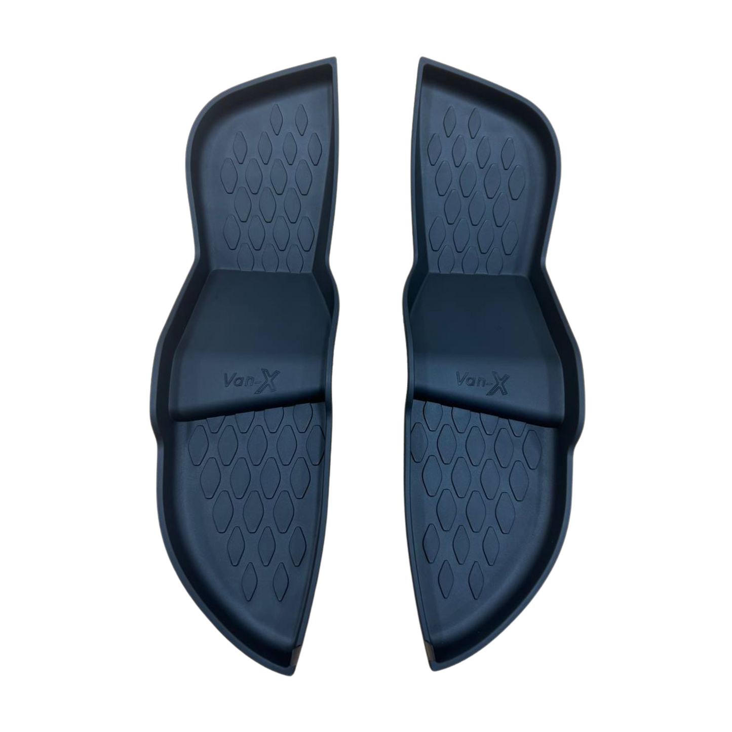 For VW ID. Buzz Rubber Front Door Pocket Mats | Lower Level Premium Fit | Van-X