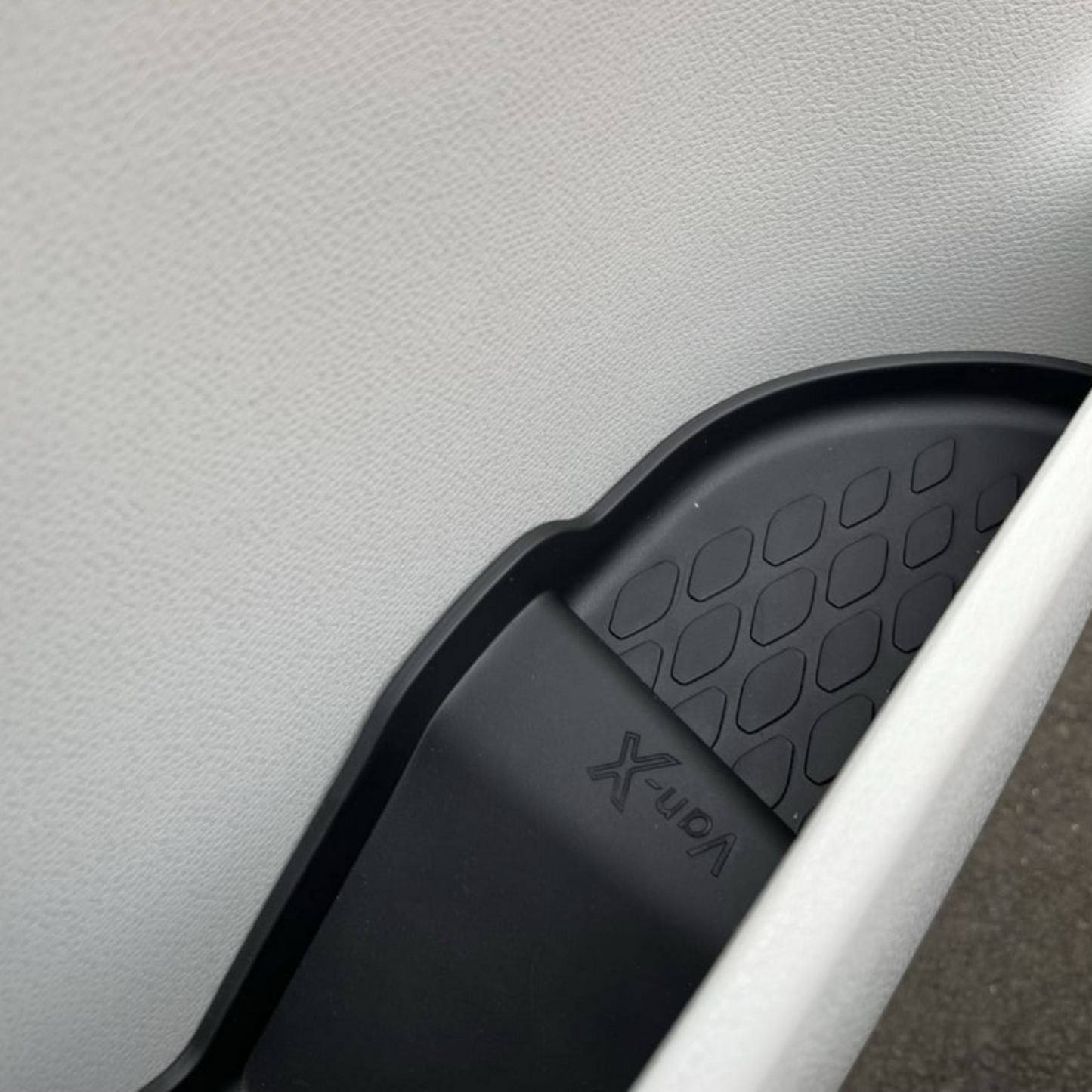 For VW ID. Buzz Rubber Front Door Pocket Mats | Lower Level Premium Fit | Van-X
