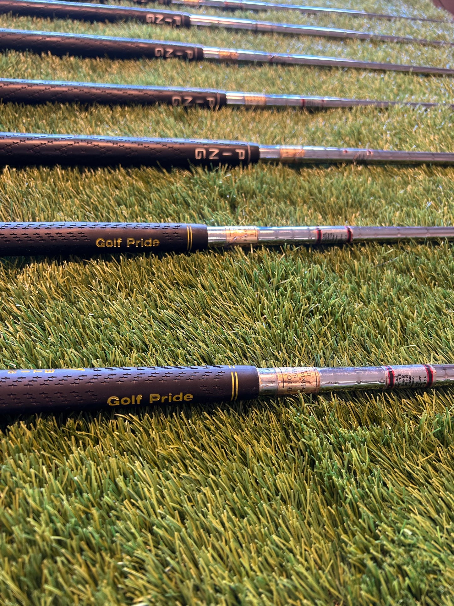 Ping Eye2 Iron Set 5-PW & SW Beryllium Green Dot Regular Flex Steel Shaft - RH Free P&P