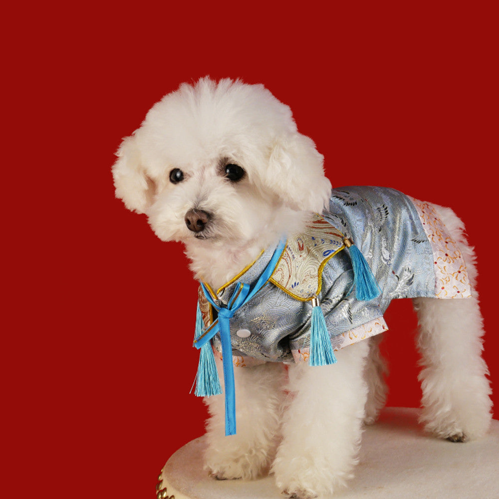 New Pet Hanfu Clothes Dress Gift Box