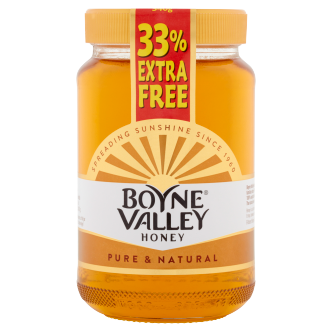12 x Boyne Valley Honey Jar +33% Extra Free - 454Gm